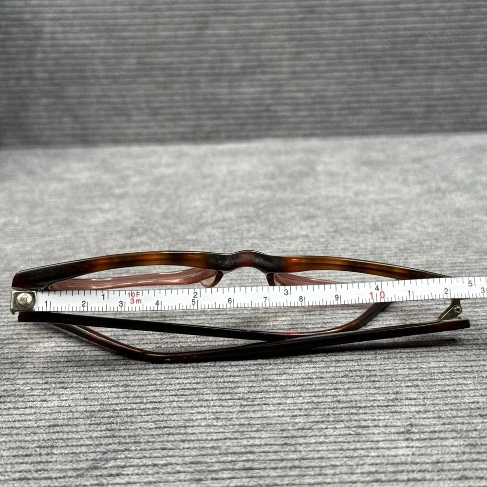 Barton Perreira Hettie TER Tortoise Red‎ Cat Eye Eyeglass Frames 49-17-145 Y2k